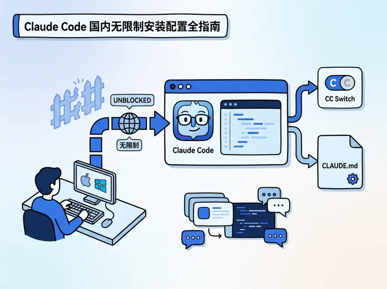 从 0 开始,在国内用上 Claude Code 的终极保姆教程来了